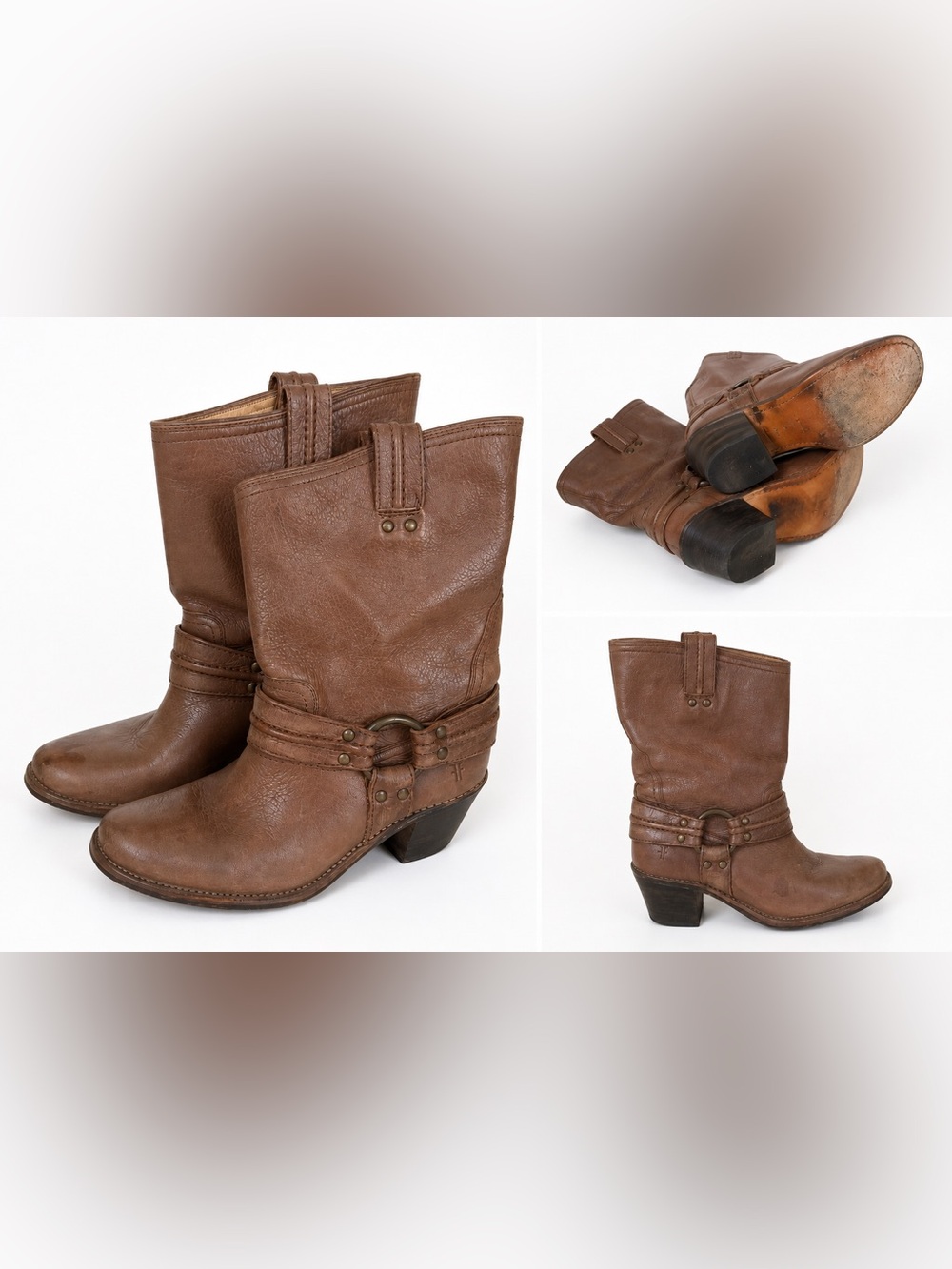 Frye Brown Women's Mid-Calf Western Boot